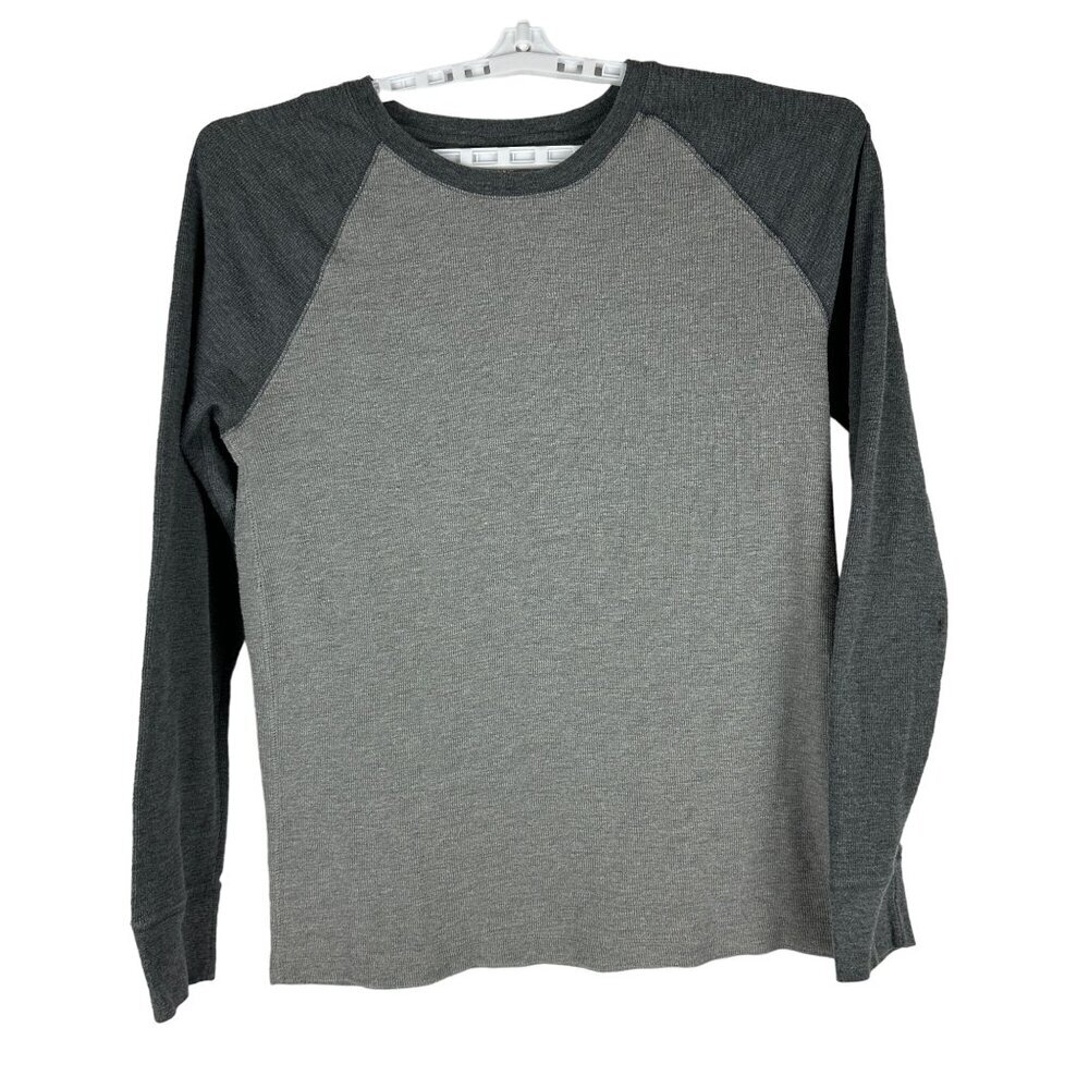 Arizona Jean Co. Men's Grey Raglan Long Sleeve Shirt XL 60% Cotton 40% Polyester